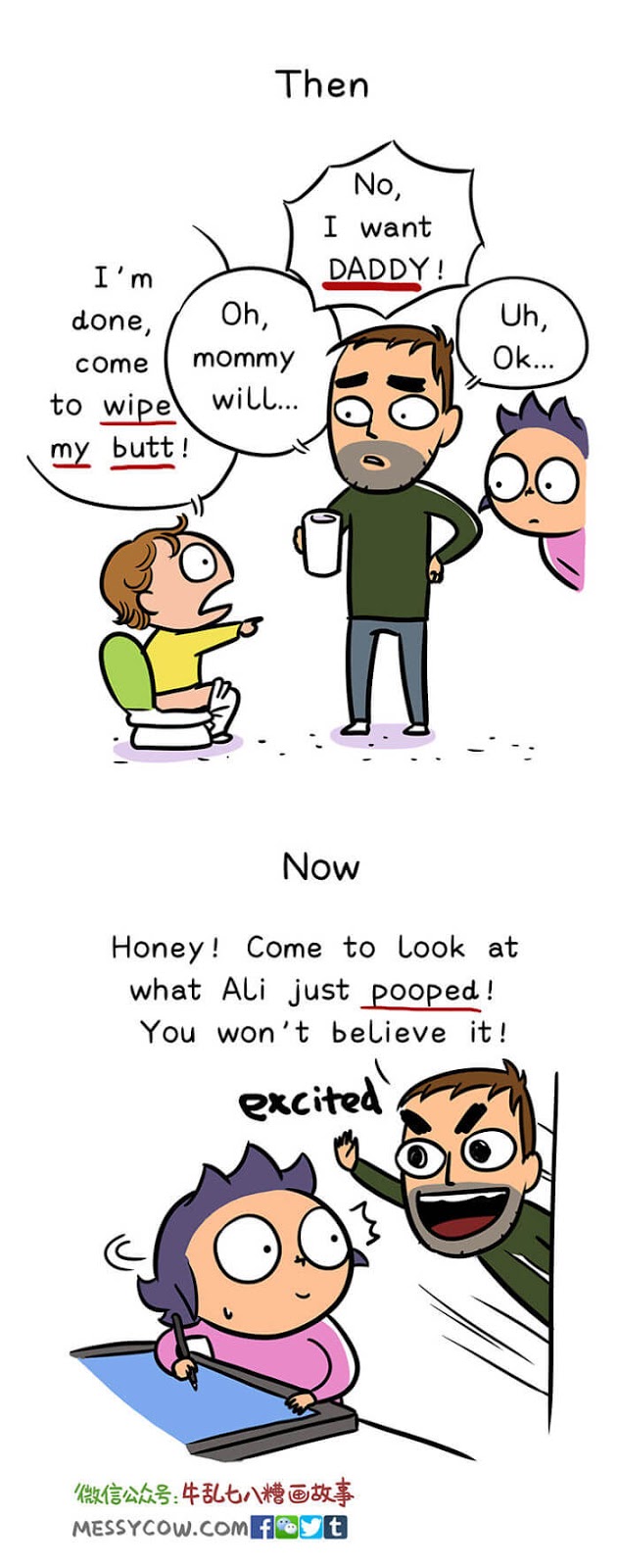 Wife Creates Hilariously Adorable Illustrations To Prove That Men Also Change When They Become Parents Wife Creates Hilariously Adorable Illustrations To Prove That Men Also Change When They Become Parents