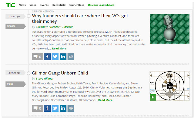 TechCrunch Tech News Websites, Best Tech News Websites