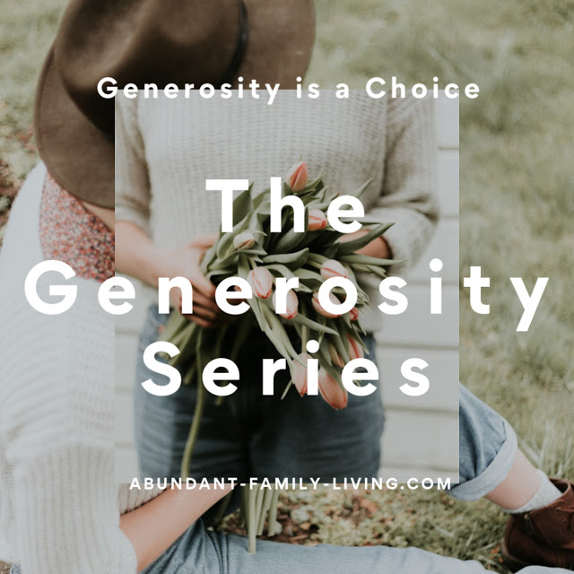 Generous Living - Generosity