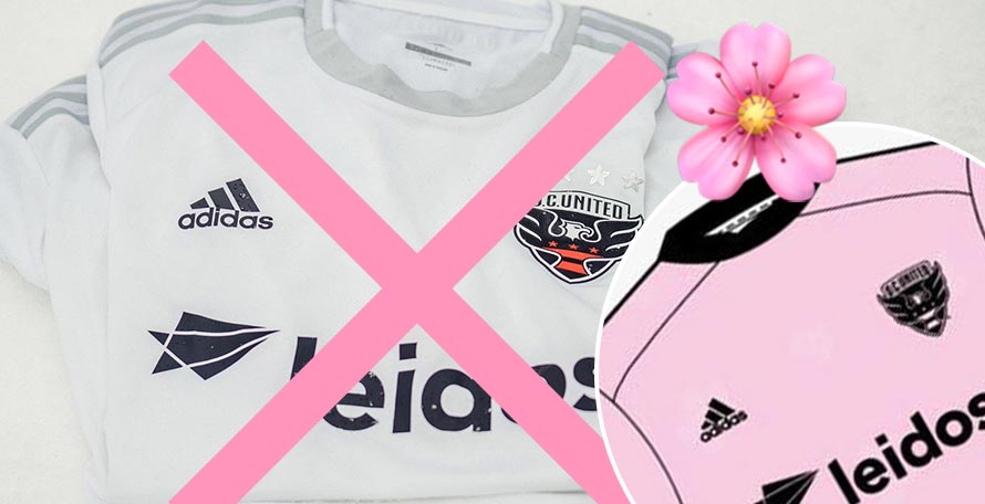D.C. United Unveil New Exclusive adidas Cherry Blossom Kit Ahead