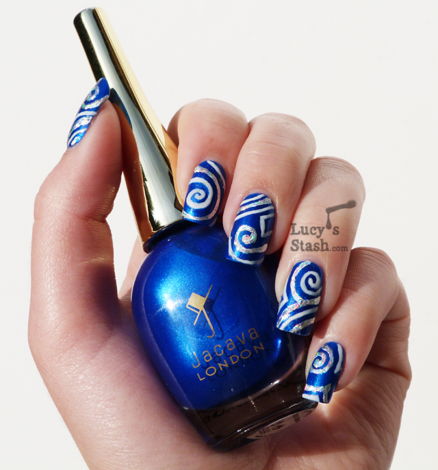 Lucy's Stash - nail art with nail foil and Jacava polishes Lucy's Stash - nail art with nail foil and Jacava polishes