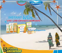 Con Equilibra vinci 1.000 cofanetti Benessere, vacanze Alpitour e weekend Logo Con Equilibra vinci 1.000 cofanetti Benessere, vacanze Alpitour e weekend