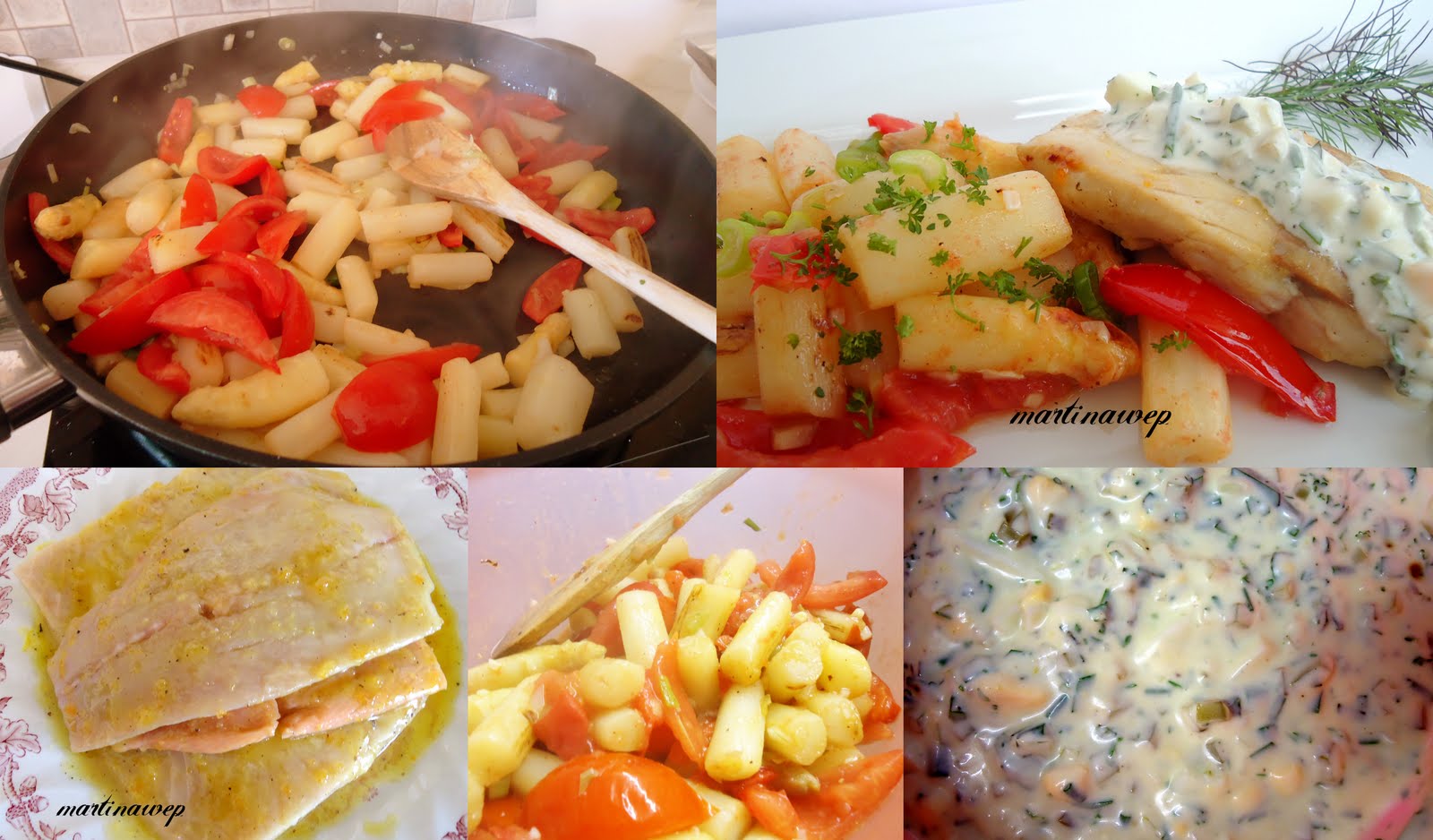 Martinas Kochküche: Gegrillter Lachs und lauwarmer Spargelsalat Martinas Kochküche: Gegrillter Lachs und lauwarmer Spargelsalat