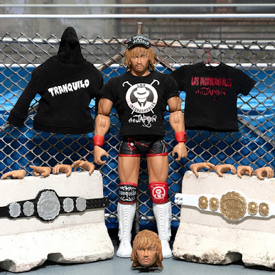 New Japan Pro Wrestling Ultimate Action Figures Series 2 by Super7 – Los Ingobernables de Japon (Tetsuya Naito, Hiromu Takahashi, Evil & Bushi)