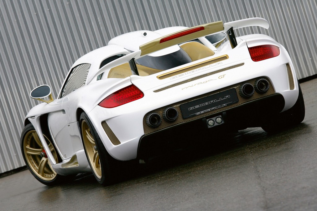 Gemballa Porsche Carrera GT Mirage GT White and Gold Edition