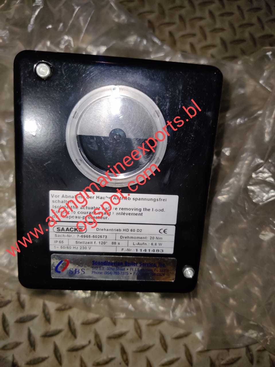 BOILER SERVO MOTOR ALANG MARINE EXPORTS