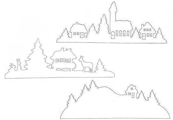 Como hacer un Belen de Siluetas con Luces de Navidad