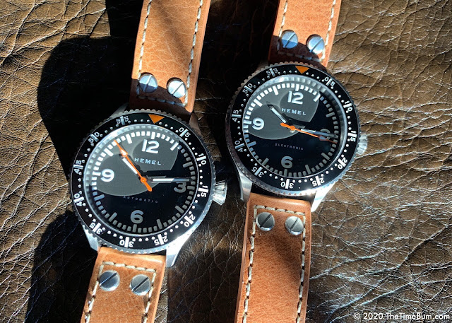 Hemel Stratus HF6 quartz and HF7 automatic