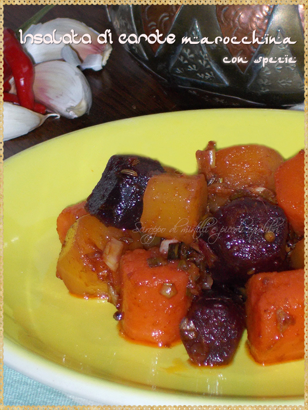 Insalata di carote marocchina con spezie