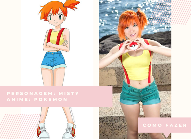 Cosplay feminina fácil de fazer Pokémon