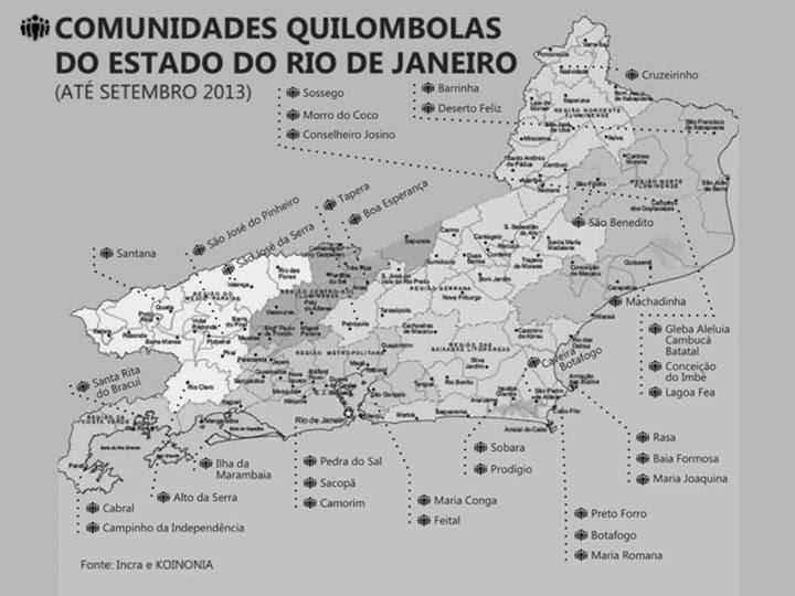 Professor Wladimir Geografia MAPAS Remanescentes de Quilombos no Brasil