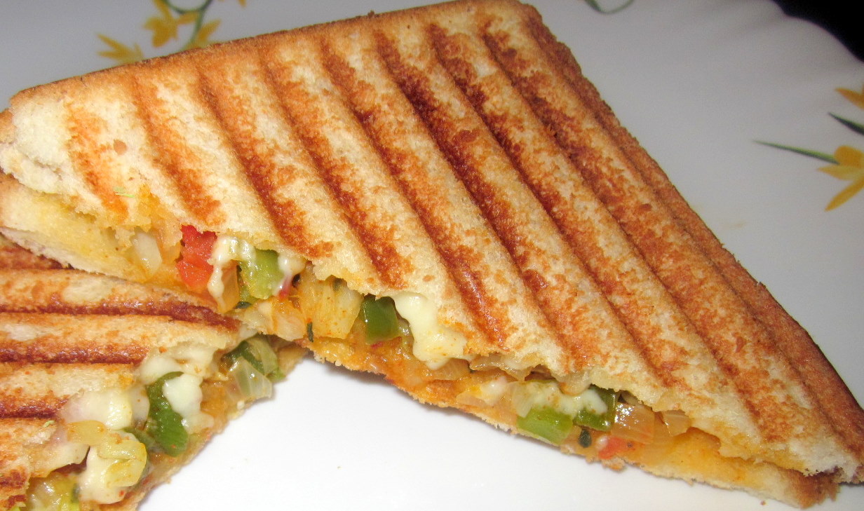Shweta’s Simple Recipes: Vegetable Grilled Sandwich