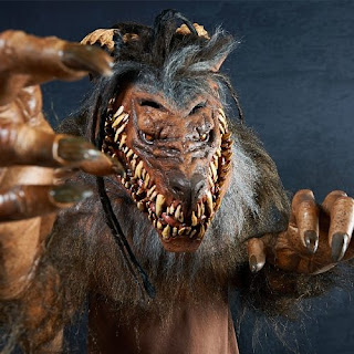 Snarling Werewolf mask by Mario Chiodo