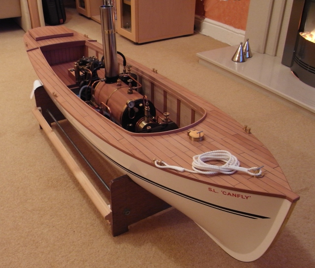 Etherow Model Boat club Terry's boat