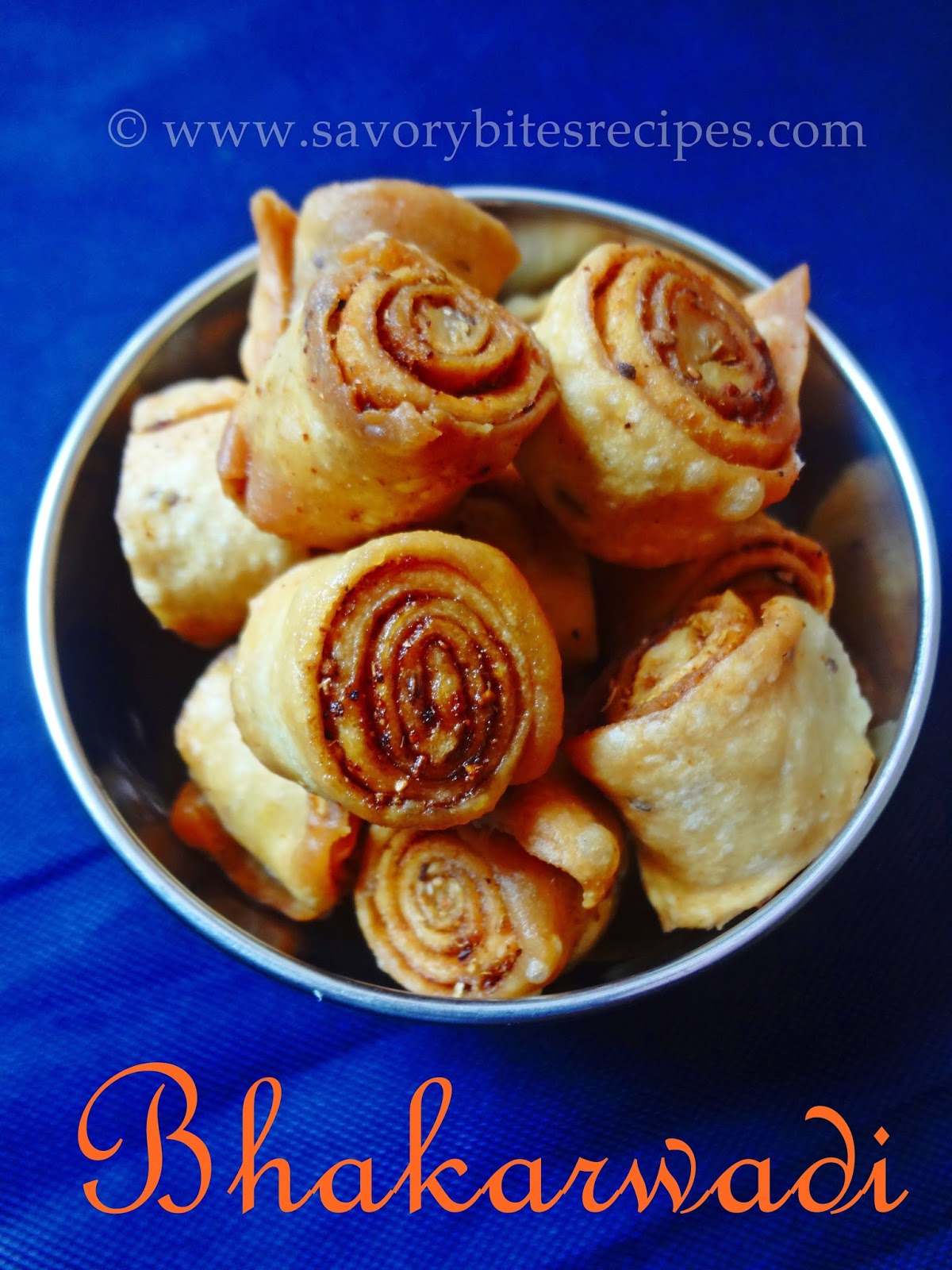 Bhakarwadi Indian Vegetarian Festive Snacks 