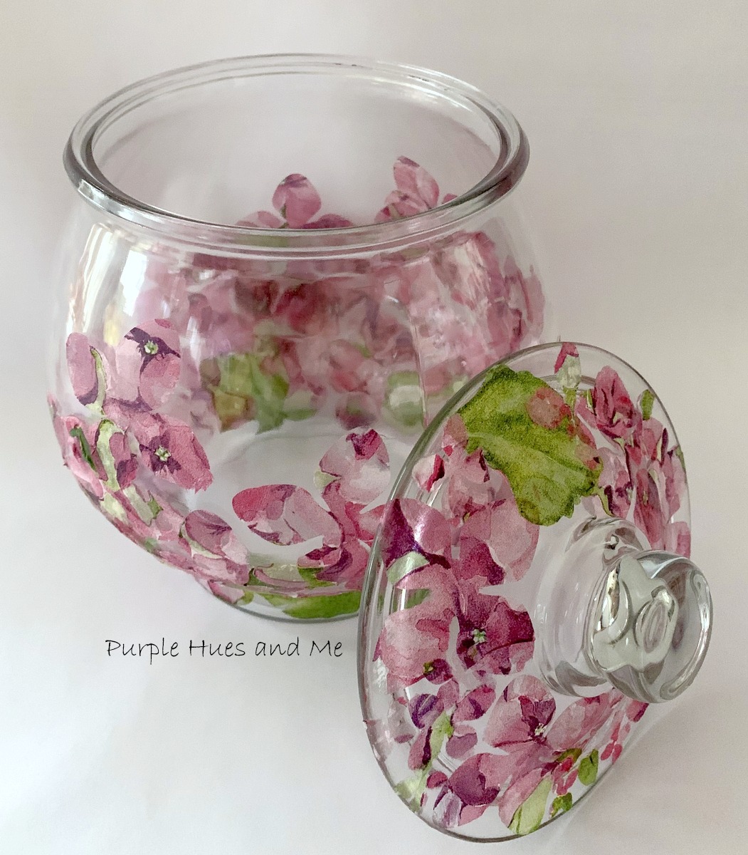 Floral Paper Napkin Decoupage Box - Artsy Chicks Rule®