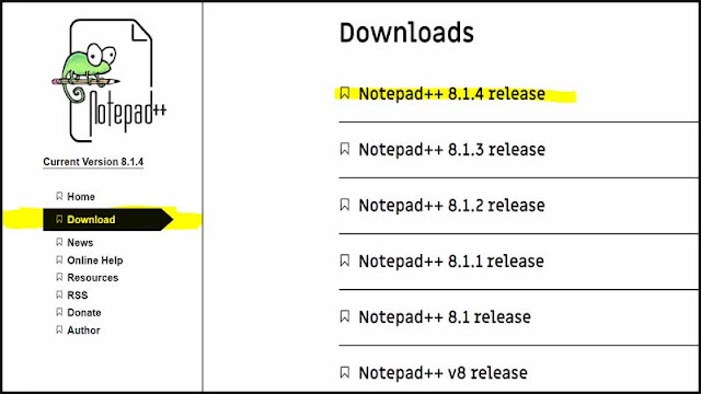 تحميل برنامج Notepad ++ أفضل برنامج للتعديل على HTML و CSS و JavaScript