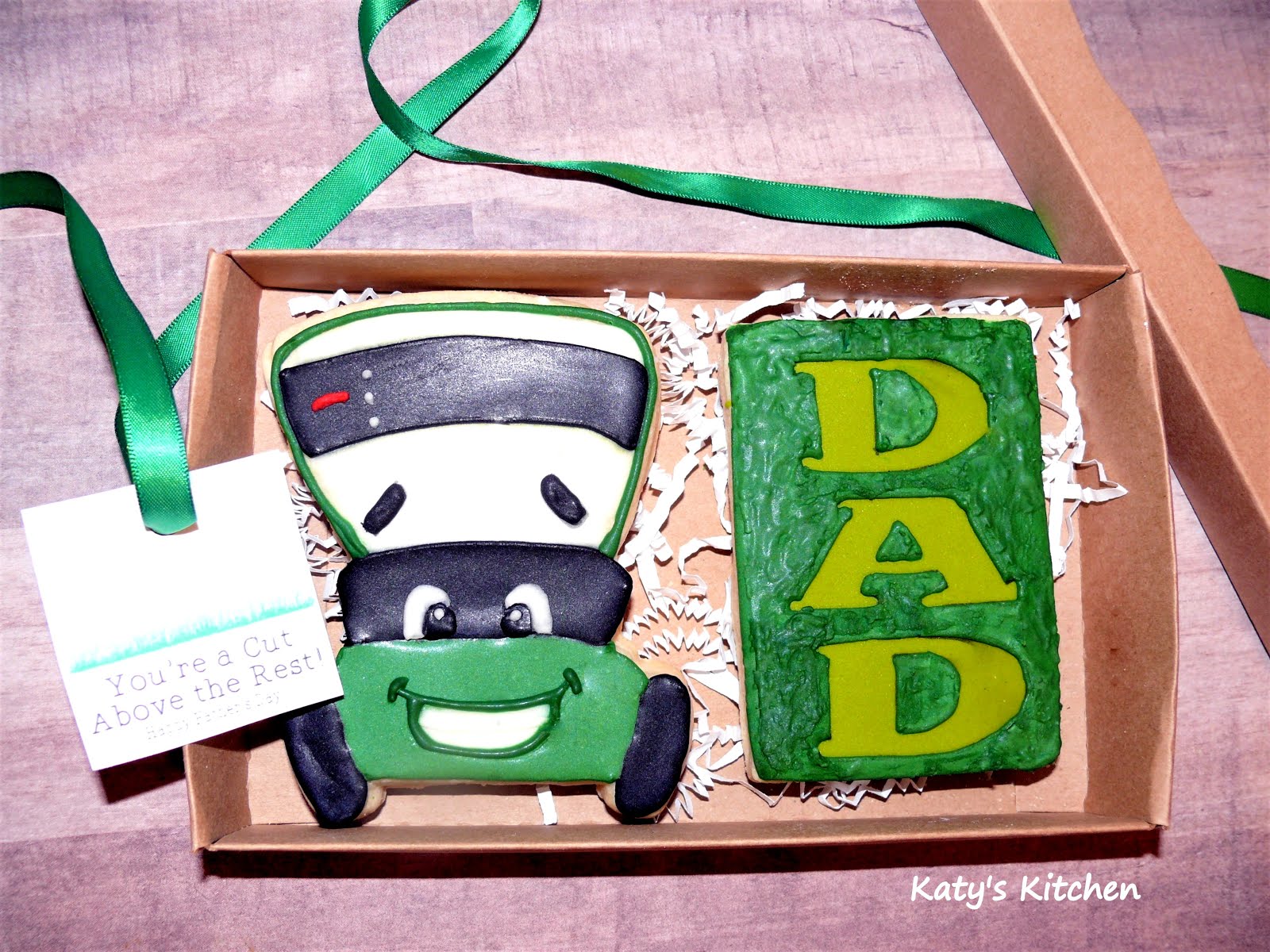 Katy's Kitchen Father's Day Lawn Cookie Gift Set