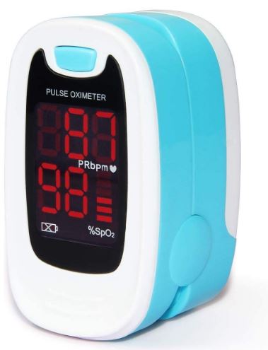 CONTEC LED CMS50M Pulse Oximeter,SpO2 and PR Value Waveform Blood Oxygen, Neck/Wrist Cord