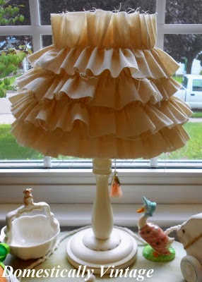 Nursery Project #9 - Ruffled Lamp Shade