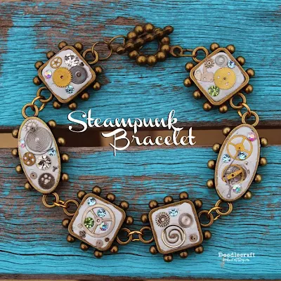 http://www.doodlecraftblog.com/2015/05/steampunk-charm-bracelet.html