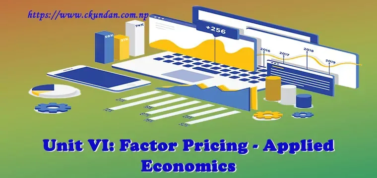 Factor Pricing - Applied Economics