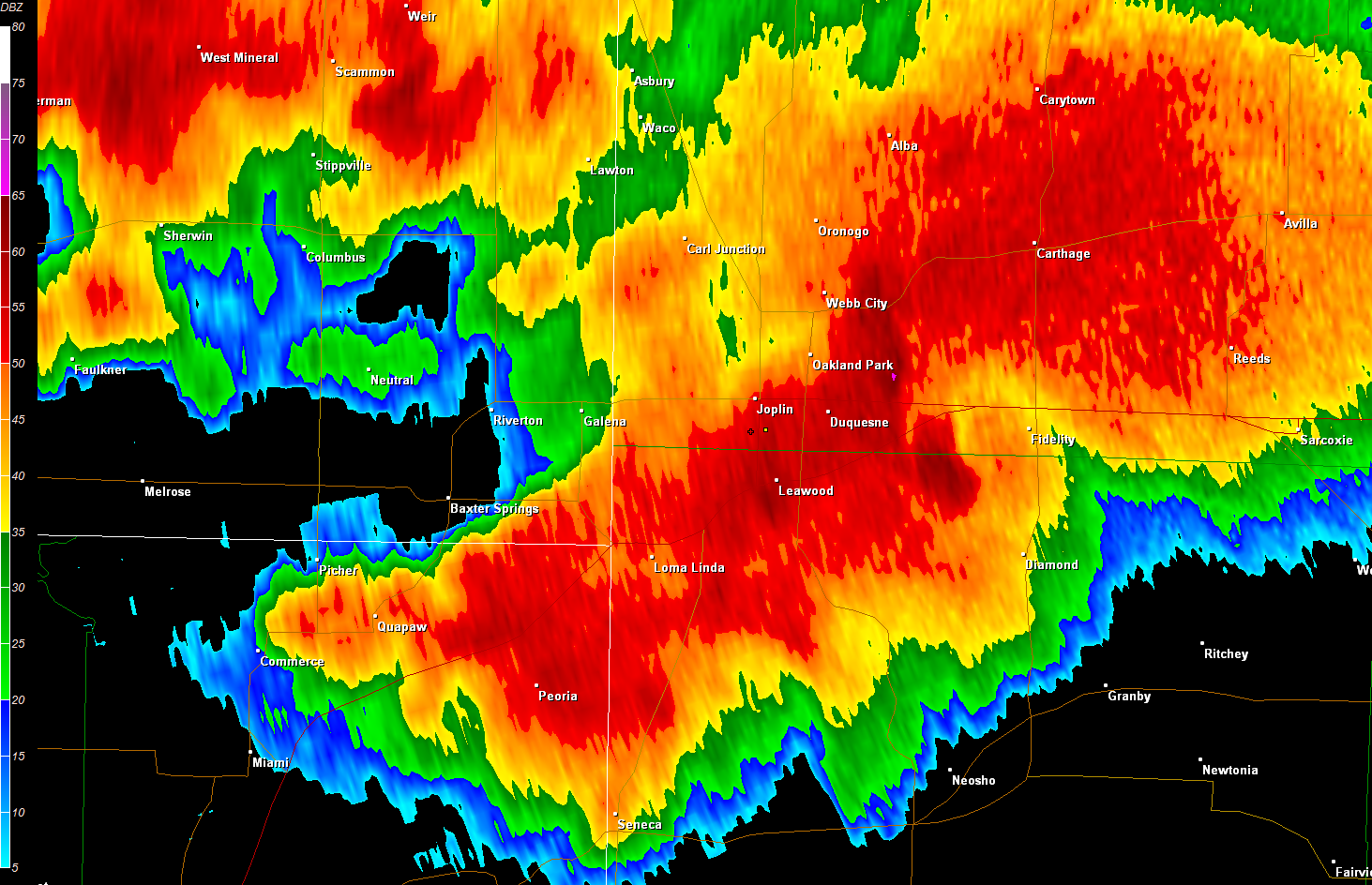 The Original Weather Blog Radar Imagery Associated with the Joplin