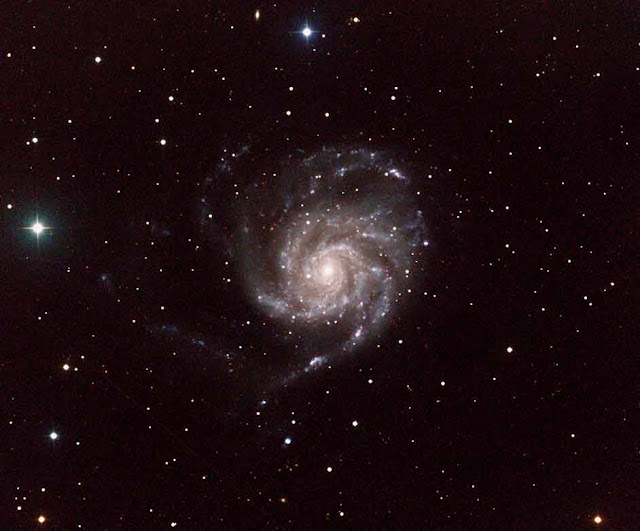 M101 - Spiral Galaxy in Ursa Major Imaged on T11 by Michael Petrasko and Muir Evenden