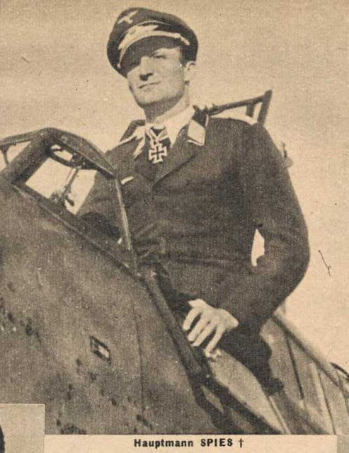 Luftwaffe ace Wilhelm Spies, KIA 27 January 1942 worldwartwo.filminspector.com