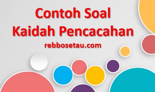 Soal Dan Pembahasan Kaidah Pencacahan