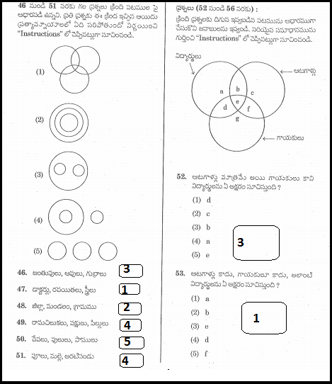Nmms Study Material Mat Telugumedium Questions 39 Biospandana