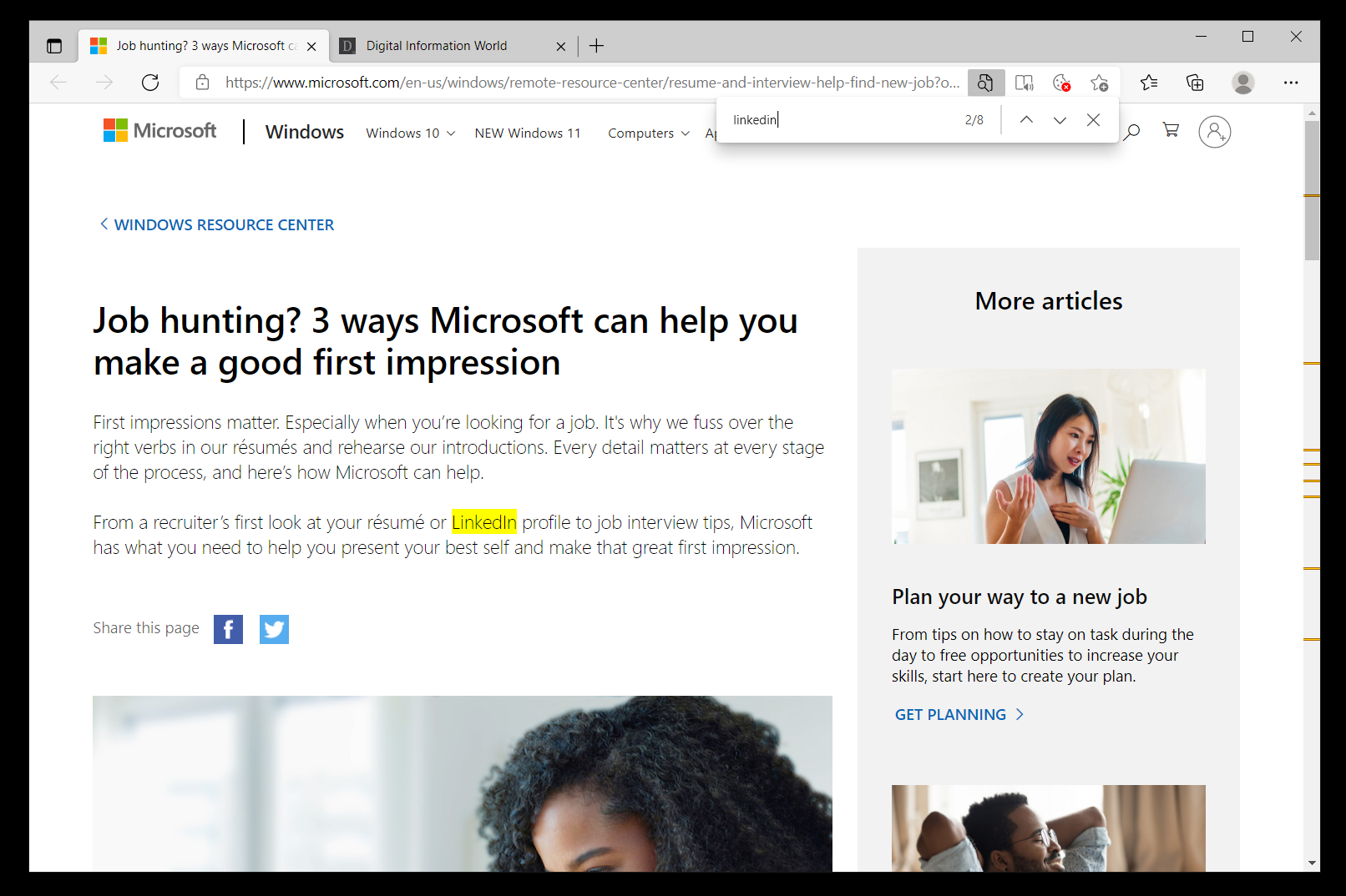 Microsoft Starts Showing LinkedIn Ads on Windows Lock Screen Page