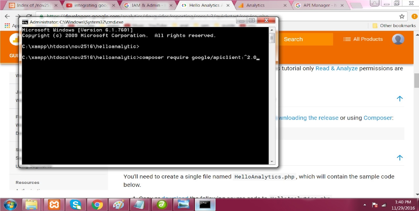 Code The Complex!: How to integrate google analytics API with php using ...
