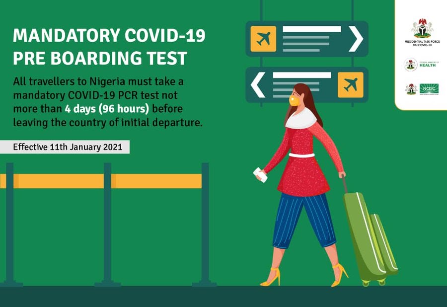 Stella Dimoko COVID 19 Mandatory Pre Boarding Test For Travellers To Nigeria...