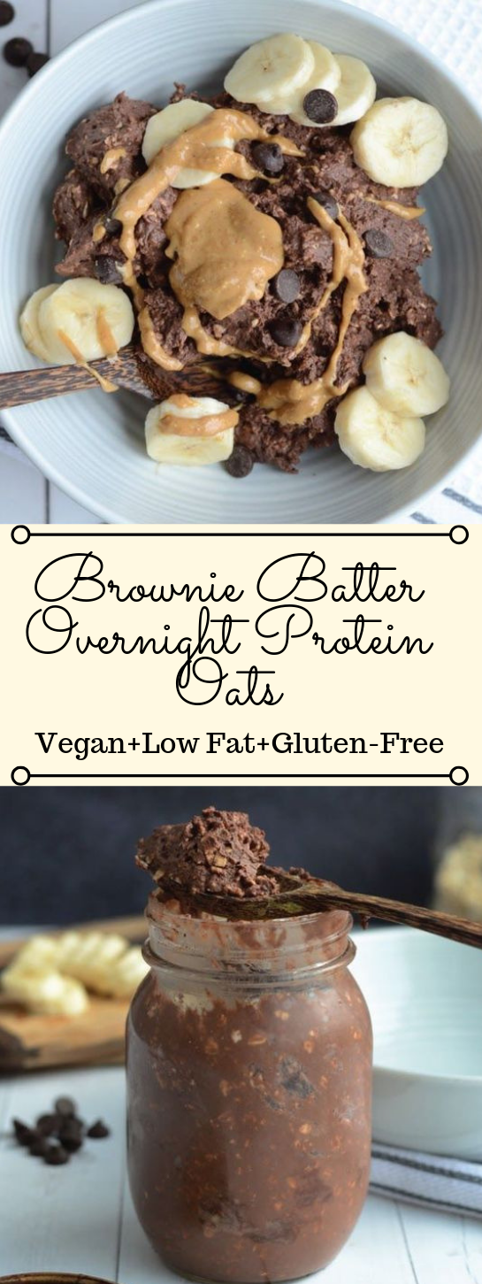 BROWNIE BATTER OVERNIGHT PROTEIN OATS #vegetarian #vegan #mushroom #protein #food BROWNIE BATTER OVERNIGHT PROTEIN OATS #vegetarian #vegan #mushroom #protein #food