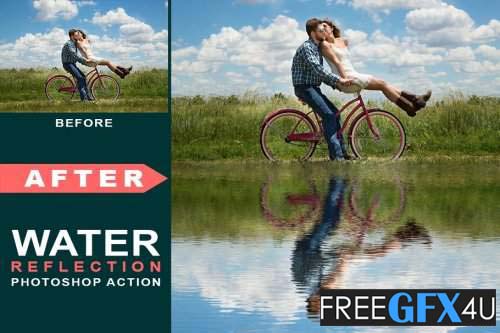 Download Water Reflection Photoshop Action Water Reflection Photoshop Action
