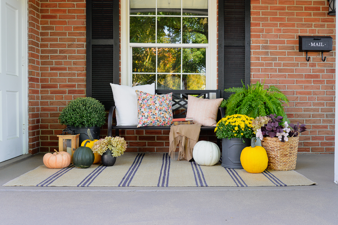 4 Creative Fall Front Porch Decorating Ideas On A Budget Rambling