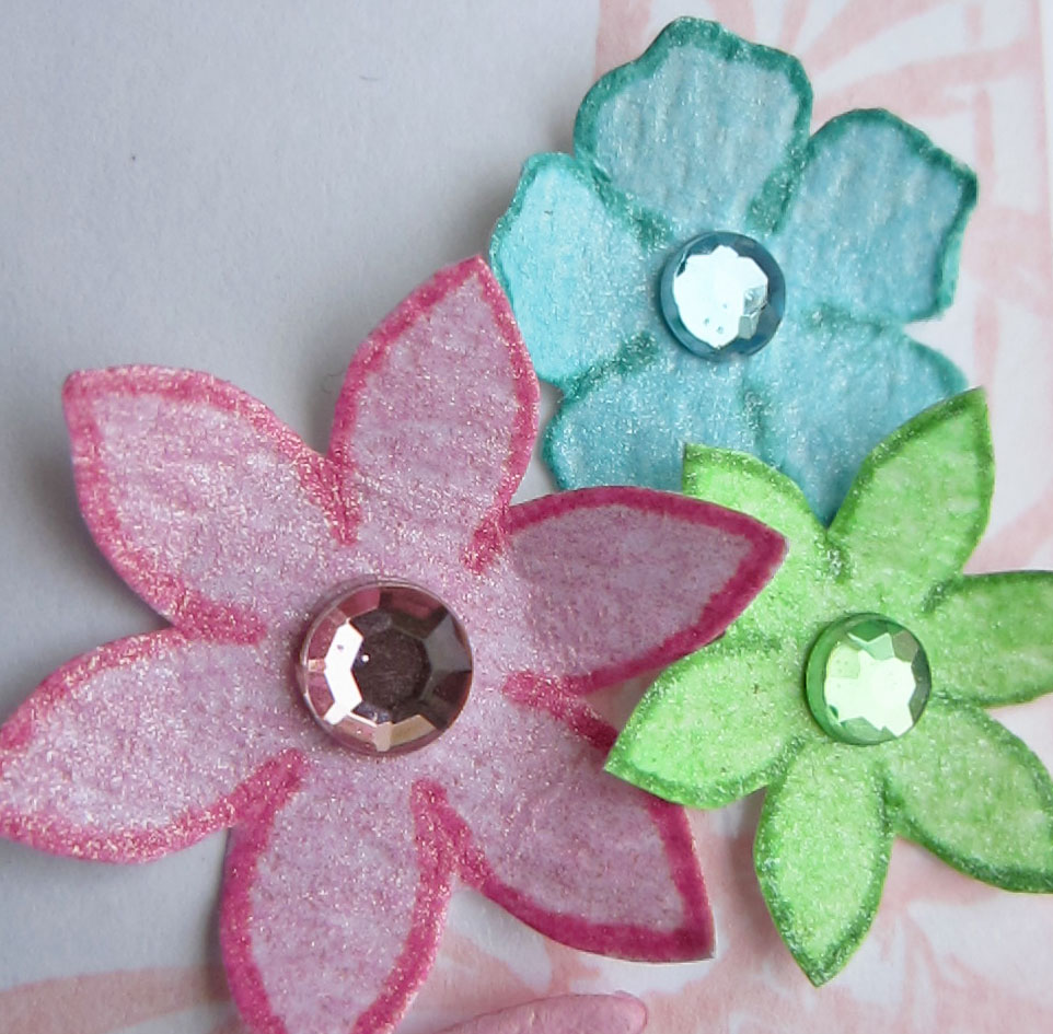 Luv 2 Scrap n' Make Cards Die Cut and Flower Stamp with SS