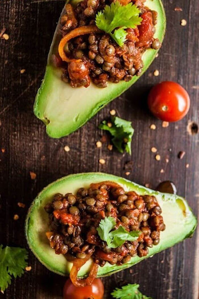 receta de aguacates rellenos