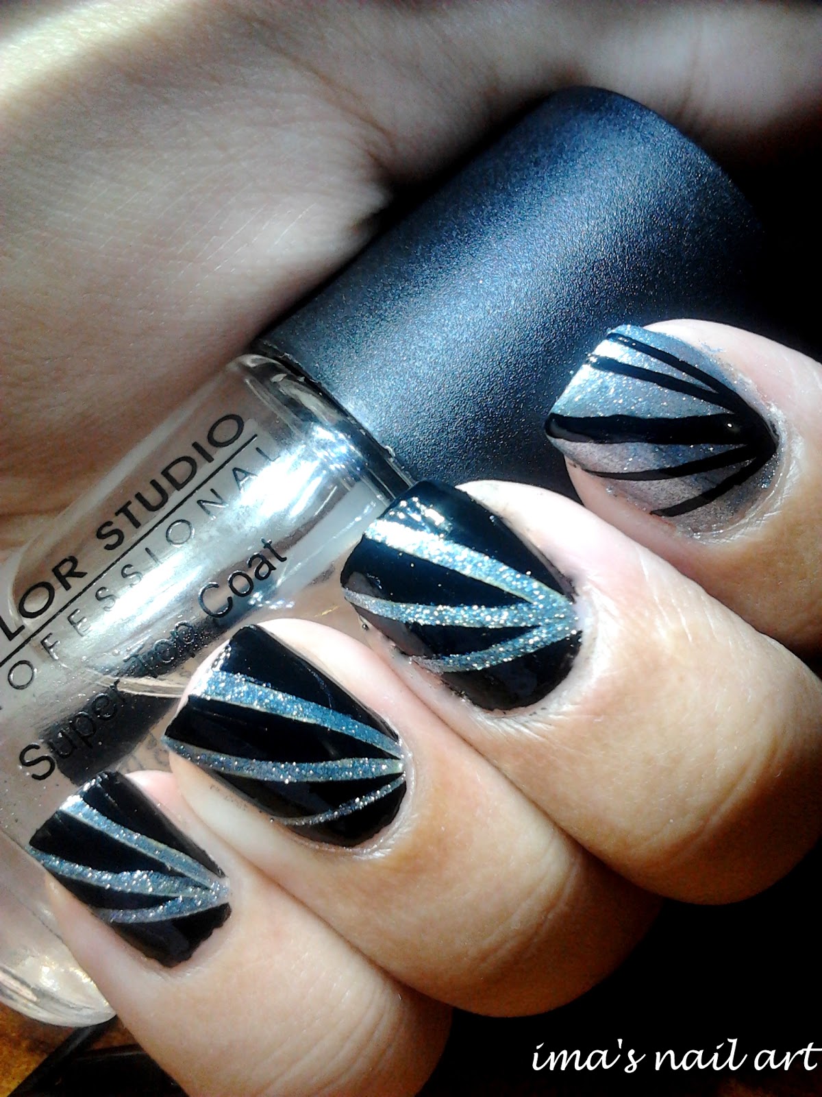 Tutorial STRIPE NAIL ART