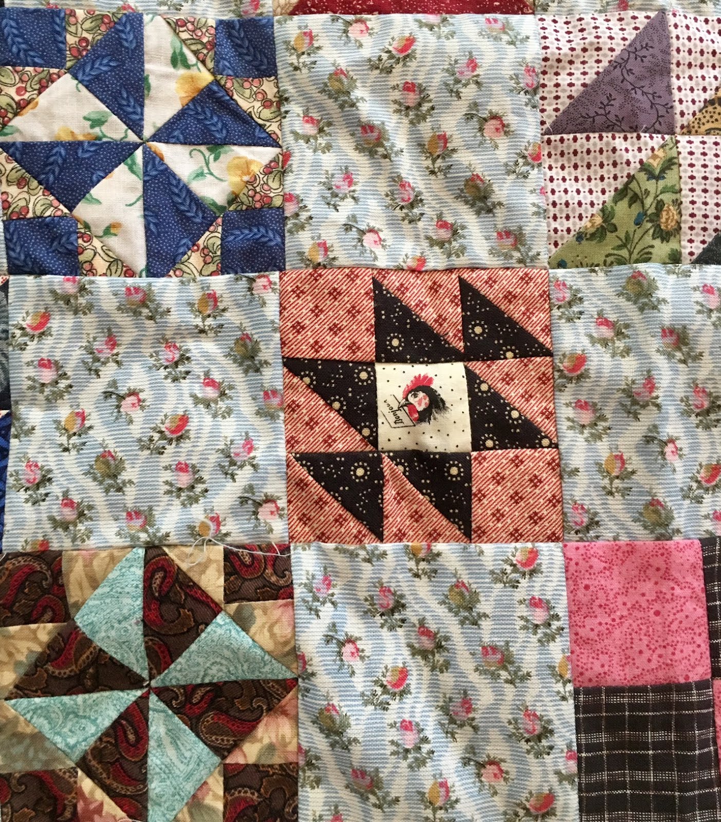 klein meisje quilts circa 2016 Temecula Quilt Co., top completed