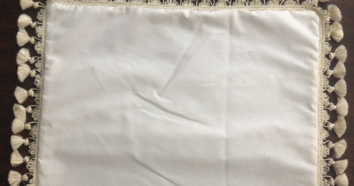 Show Me Sewing Baby Dress, Blanket and Pillows, All in White Trenna