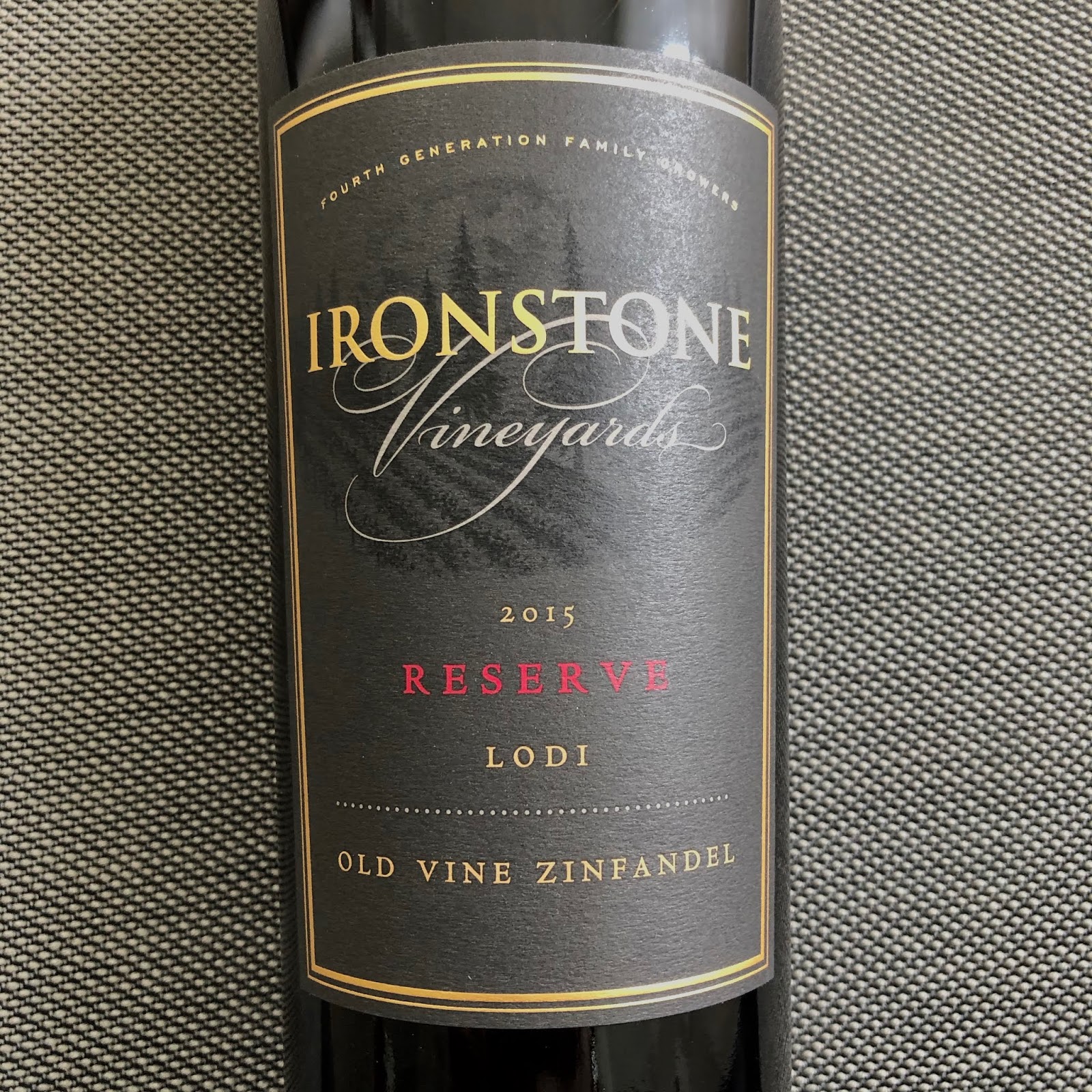 Johan P 2015 Ironstone Vineyards Zinfandel Old Vine Reserve