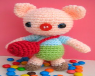 PATRON GRATIS CERDITO AMIGURUMI 444