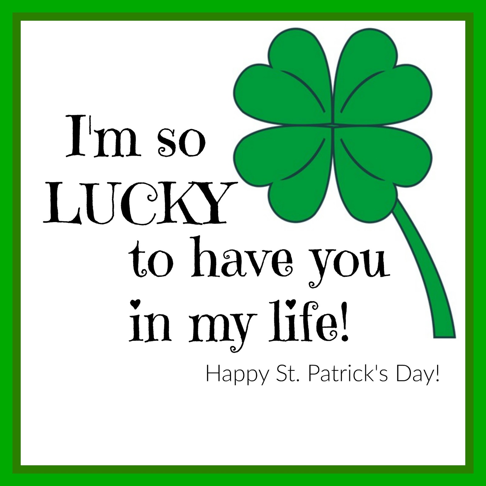 michelle paige blogs: St. Patrick's Day Favors with Printable Tags