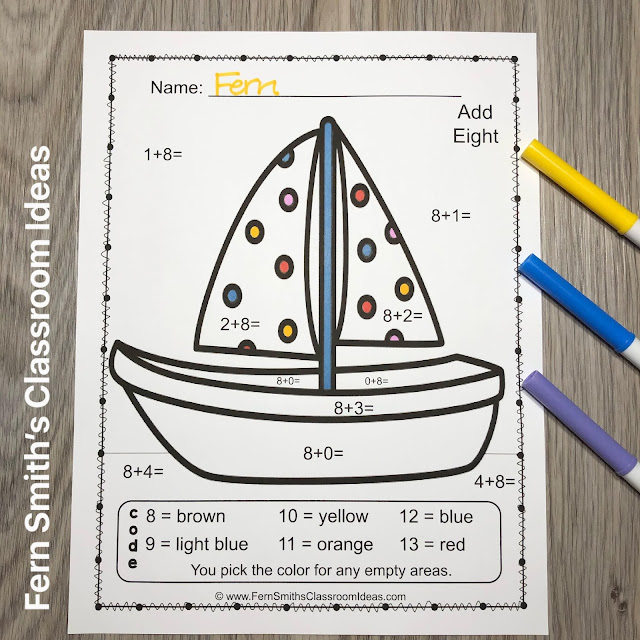 Click Here to Downlead This Color By Number Addition, Subtraction, Multiplication, and Division Transportation Printables Resource Bundle for Your Classroom Today!