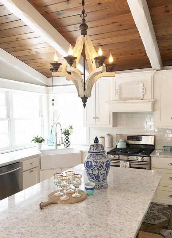 37 Amazing Wood Panel Ceilings for Kitchen Design Ideas | ARA HOME
