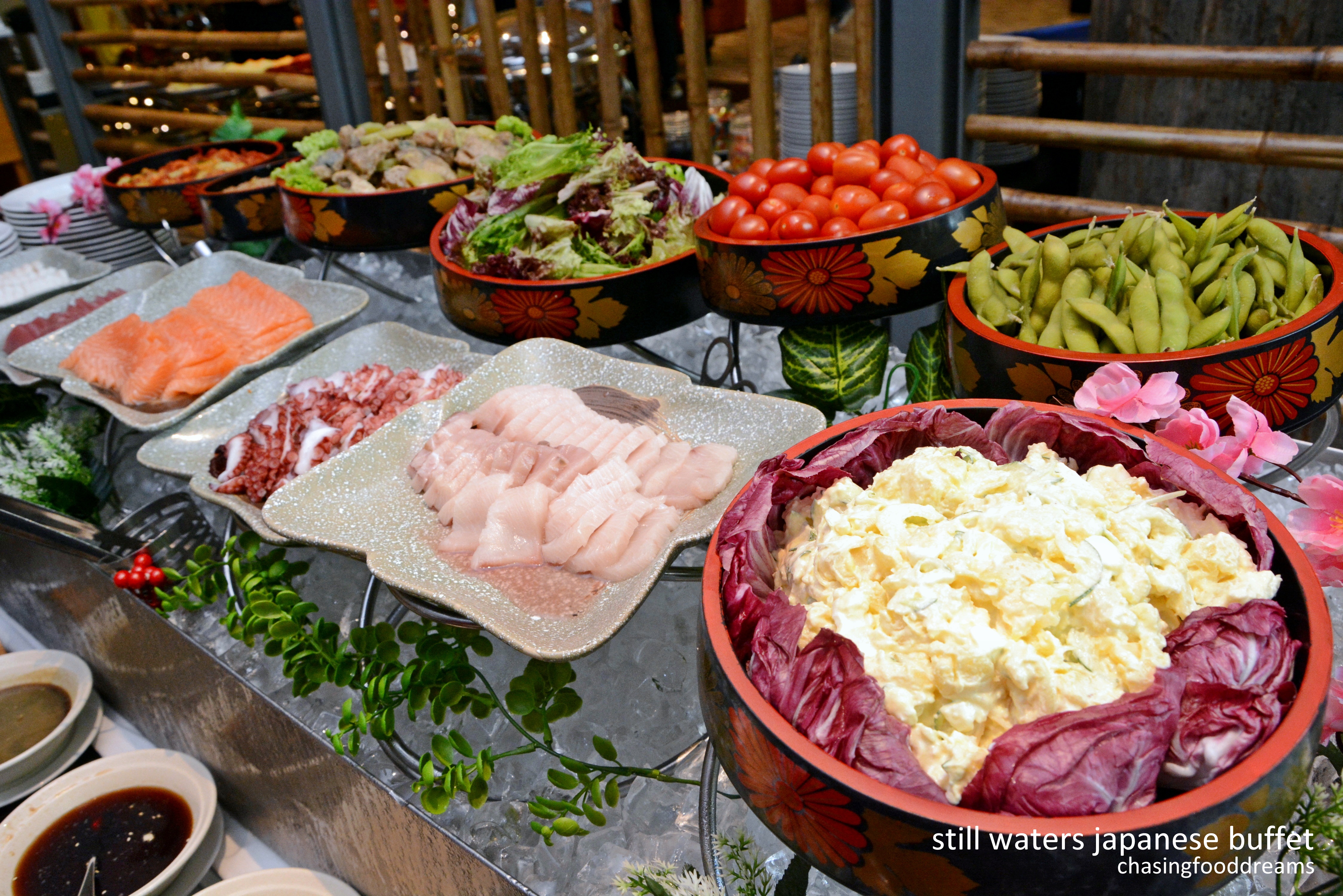 CHASING FOOD DREAMS Saturday Japanese Buffet Still Waters, Hotel