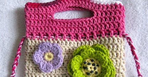 Beautiful Skills - Crochet Knitting Quilting : Little Floral Purse ...