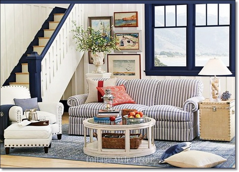 Creative and Stylish Cottage Style Decor Living Room Ideas